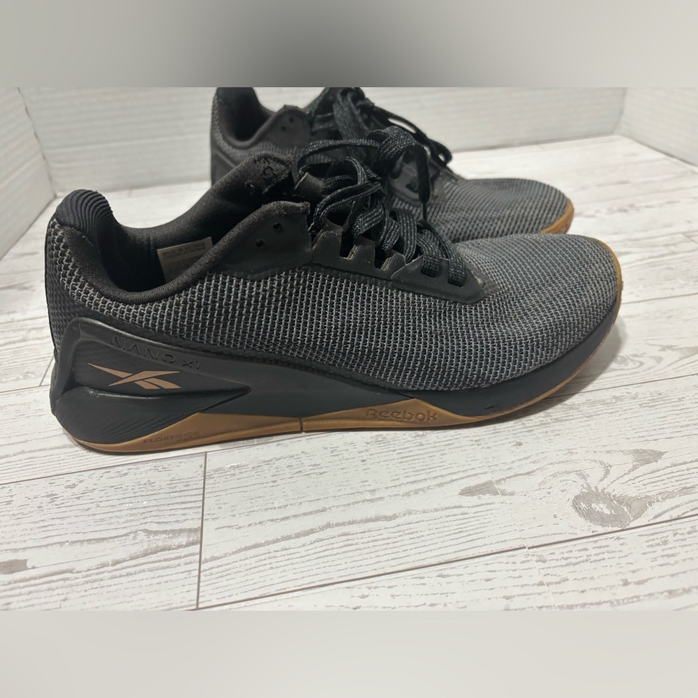 Reebok Nano X1 Black and Gray Women’s Size 8 Athletic Shoes